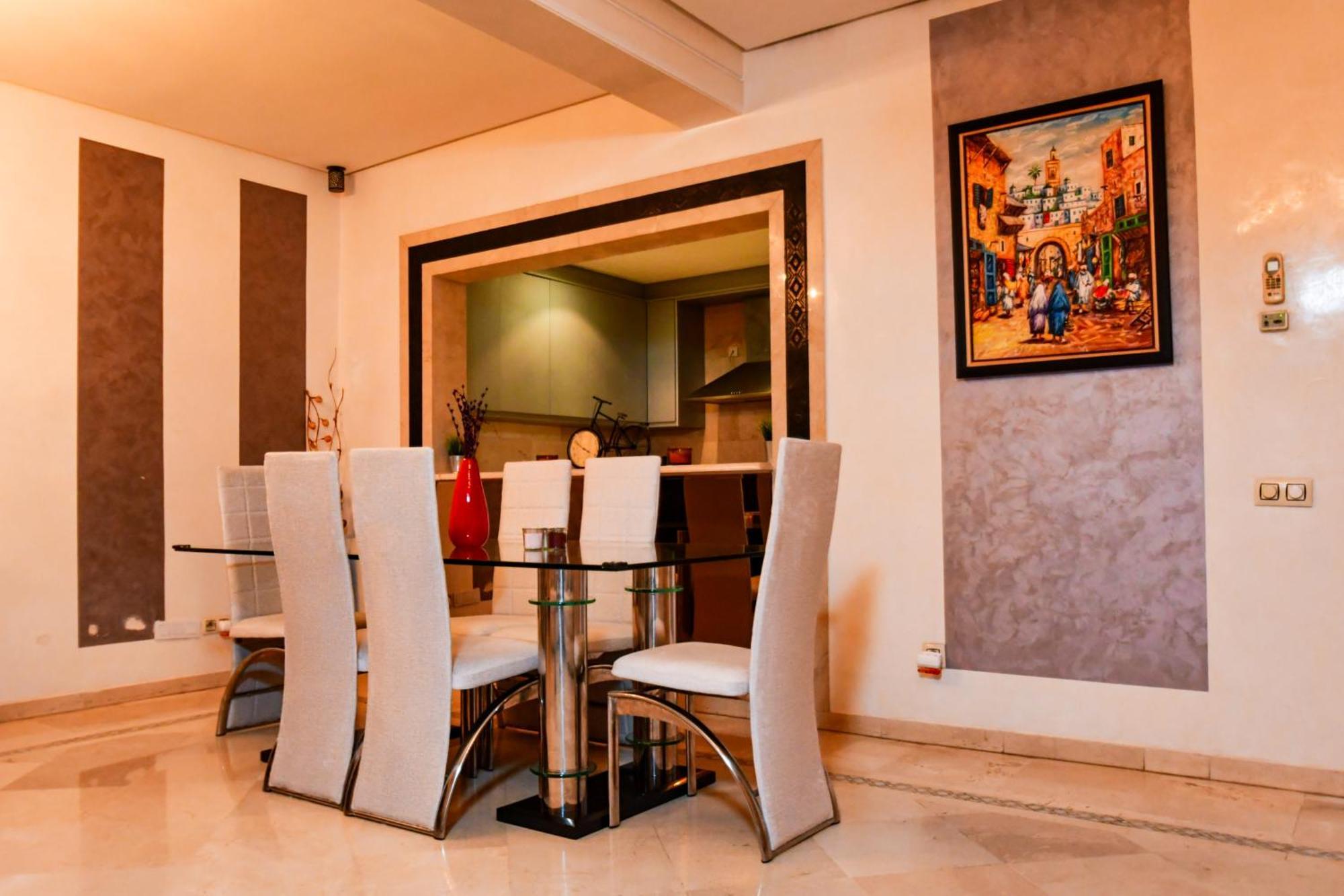 Appartement Haut Standing Gueliz Plaza Marrakesh Exterior photo