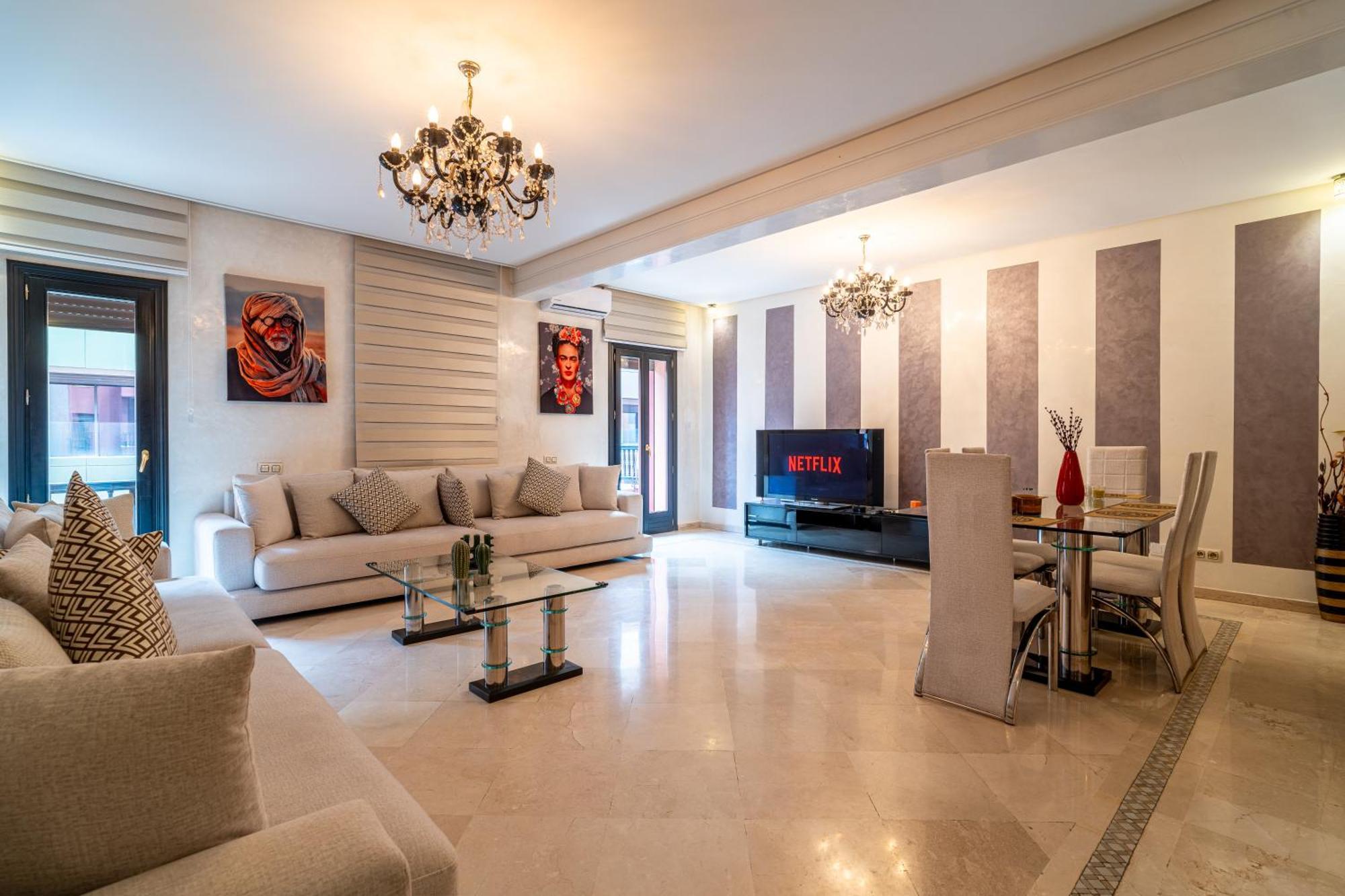 Appartement Haut Standing Gueliz Plaza Marrakesh Exterior photo